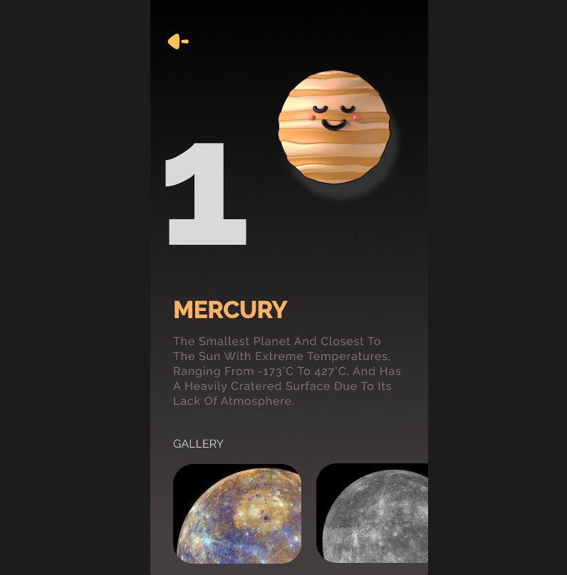 一个简单的Swift应用程序，显示太阳系的8个不同行星